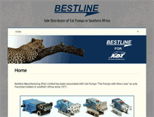 Tablet Screenshot of bestline.co.za